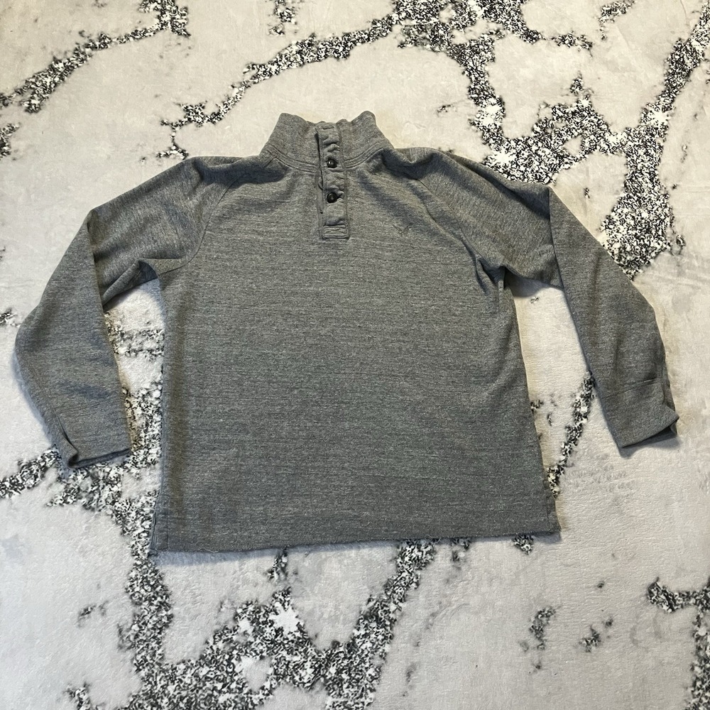 American Eagle Sweater Mens Size XXL Grey Long-sleeve Athletic Fit Pullover